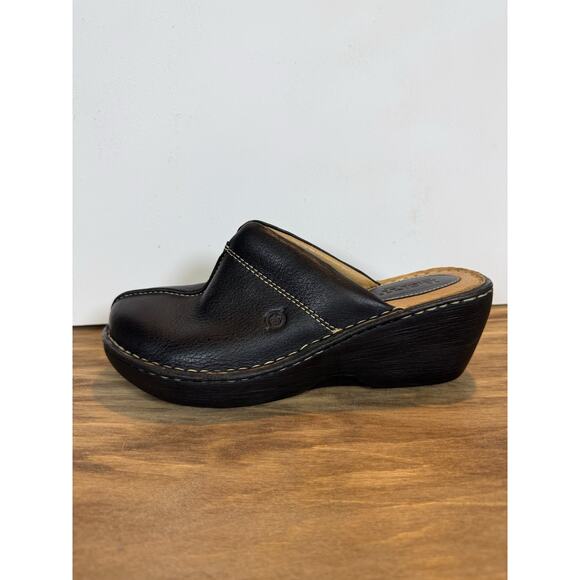Born Mule Clogs, Size 9 Slip On, Brown Leather, Womens Shoes90 - Picture 1 of 7